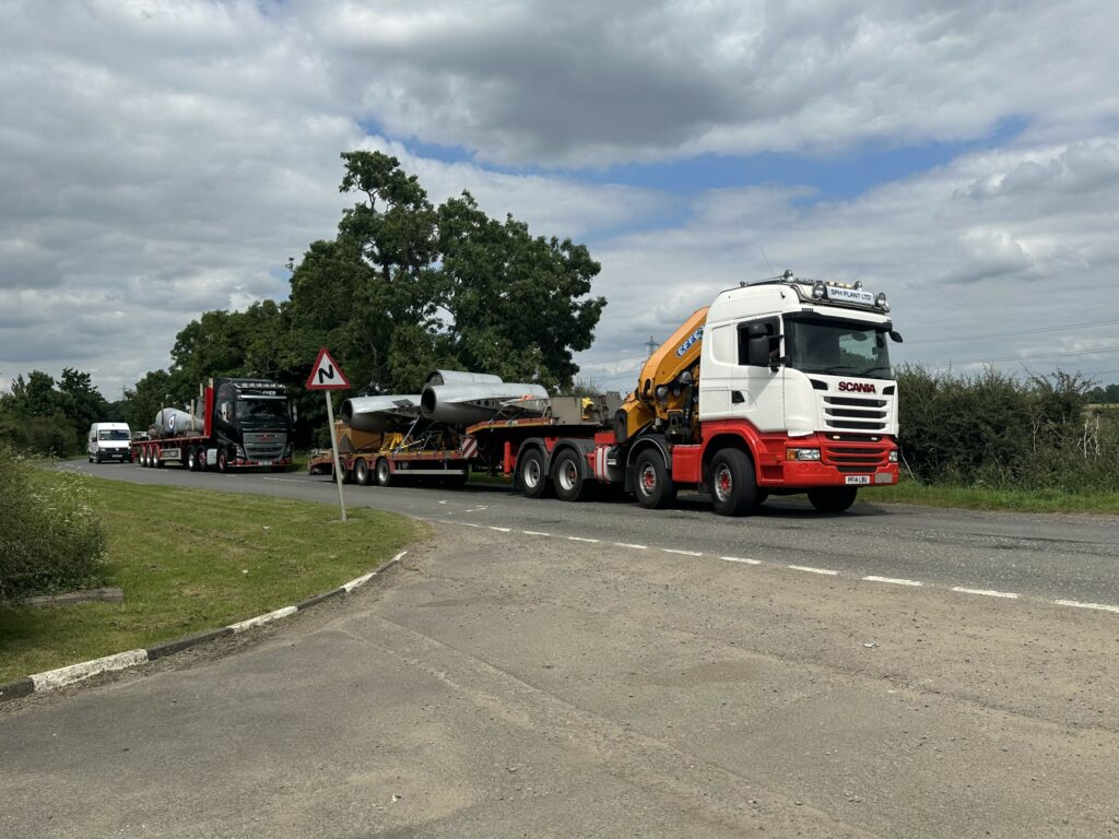 Prone Meteor Finds New Home at Newark Air Museum 10 24.06.24 DTEP Meteor F8 Mod WK935 7961A