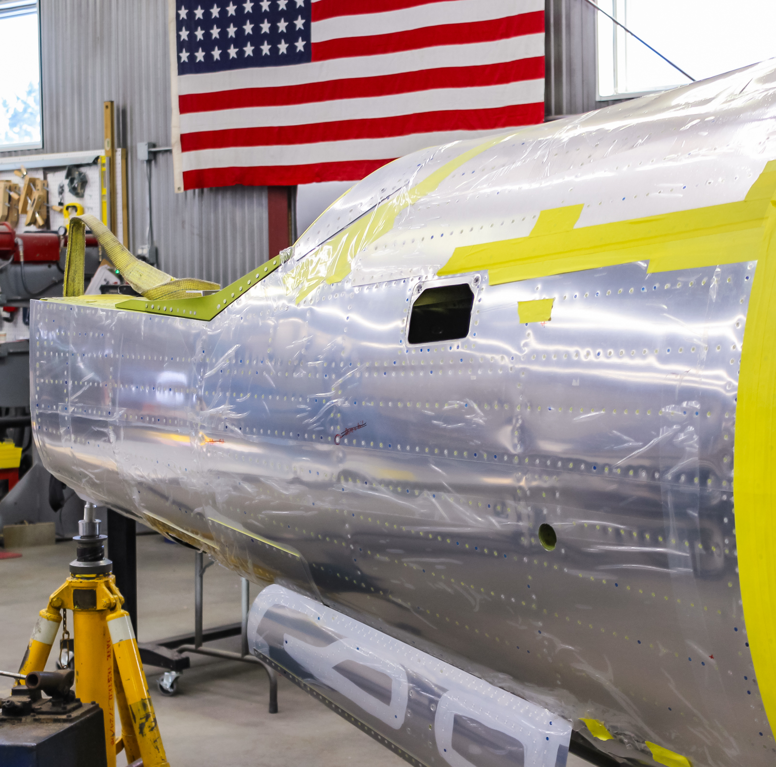 Dakota Territory Air Museum’s P-47 Update – February, 2019 34 25 tailconeIMG 6492