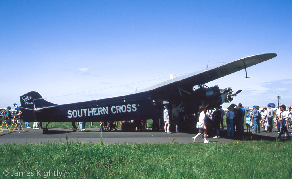 Fokker F VIIb 'Southern Cross' Replica Flies in Australia 11 25Avalon1992 JKightly981