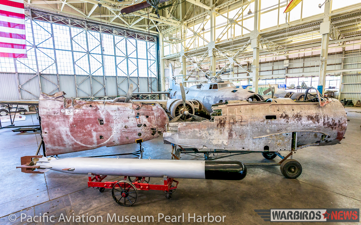 Nakajima B5N2 'Kate' Unveiled at Pacific Aviation Museum Pearl Harbor 19 Just the Kate's forward fuselage and right outer wing panel will be on display at present. (photo via Pacific Aviation Museum Pearl Harbor)