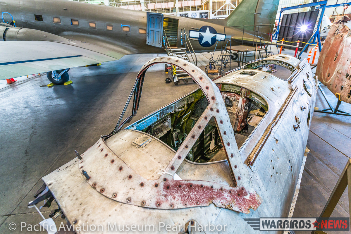 Nakajima B5N2 'Kate' Unveiled at Pacific Aviation Museum Pearl Harbor 14 A nice shot looking down on the Kate's cockpit. (photo via Pacific Aviation Museum Pearl Harbor)
