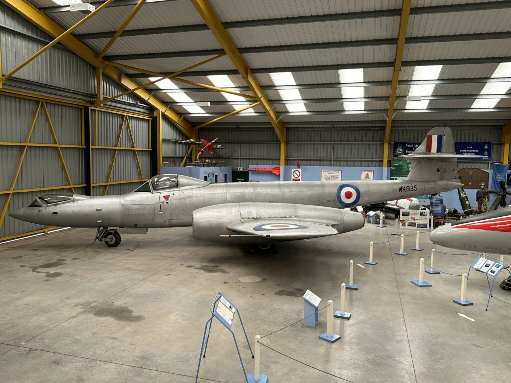 Prone Meteor Finds New Home at Newark Air Museum 12 28.06.24 Prone Meteor 8006 DTEP