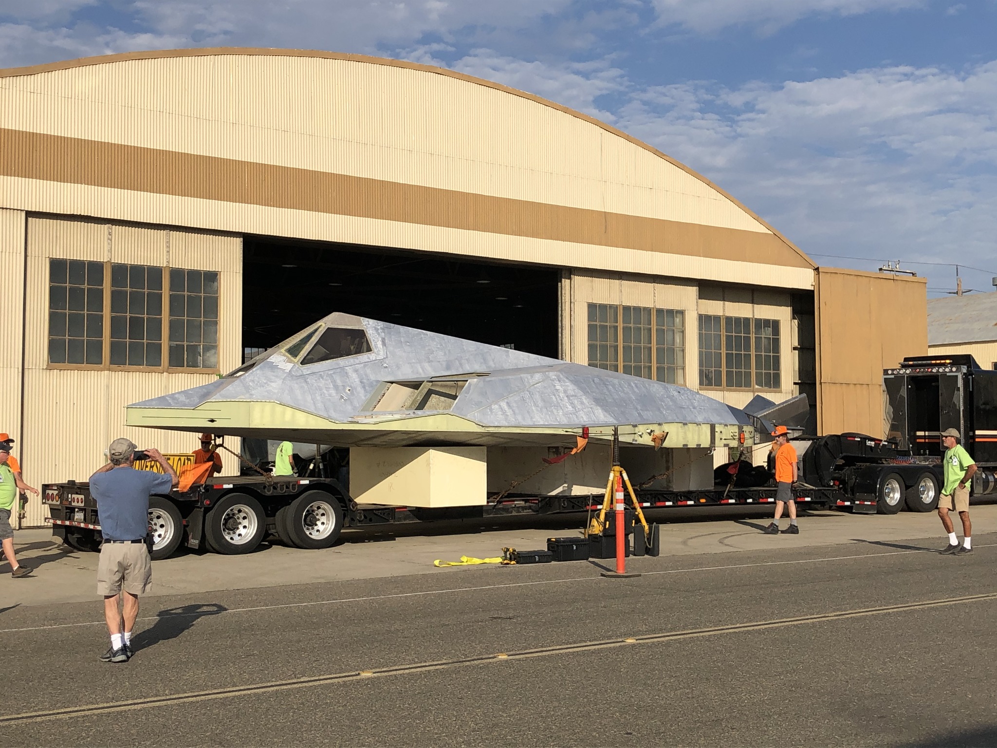 Restoring F-117A Nighthawk "Toxic Avenger" at Castle Air Museum 10 296769294 2186136134901159 7516303838422061073 n