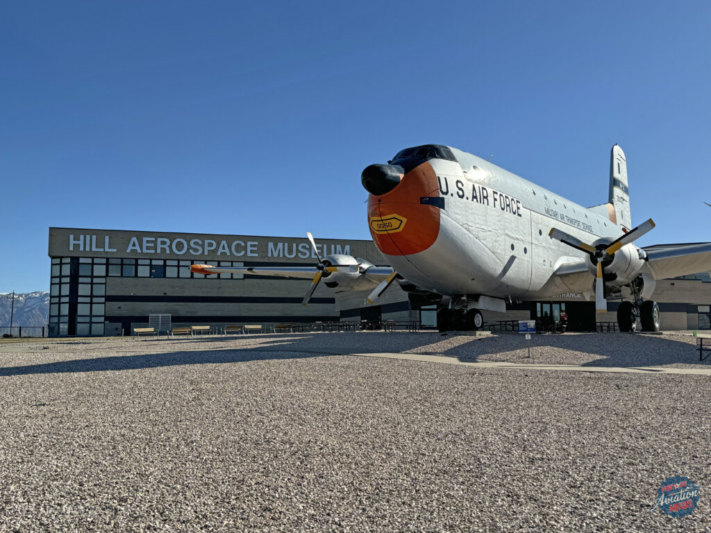 U-2 "Takes Flight" Once More for Relocation to Hill Aerospace Museum Hangar 12 3 C 124 at entrance Veronico