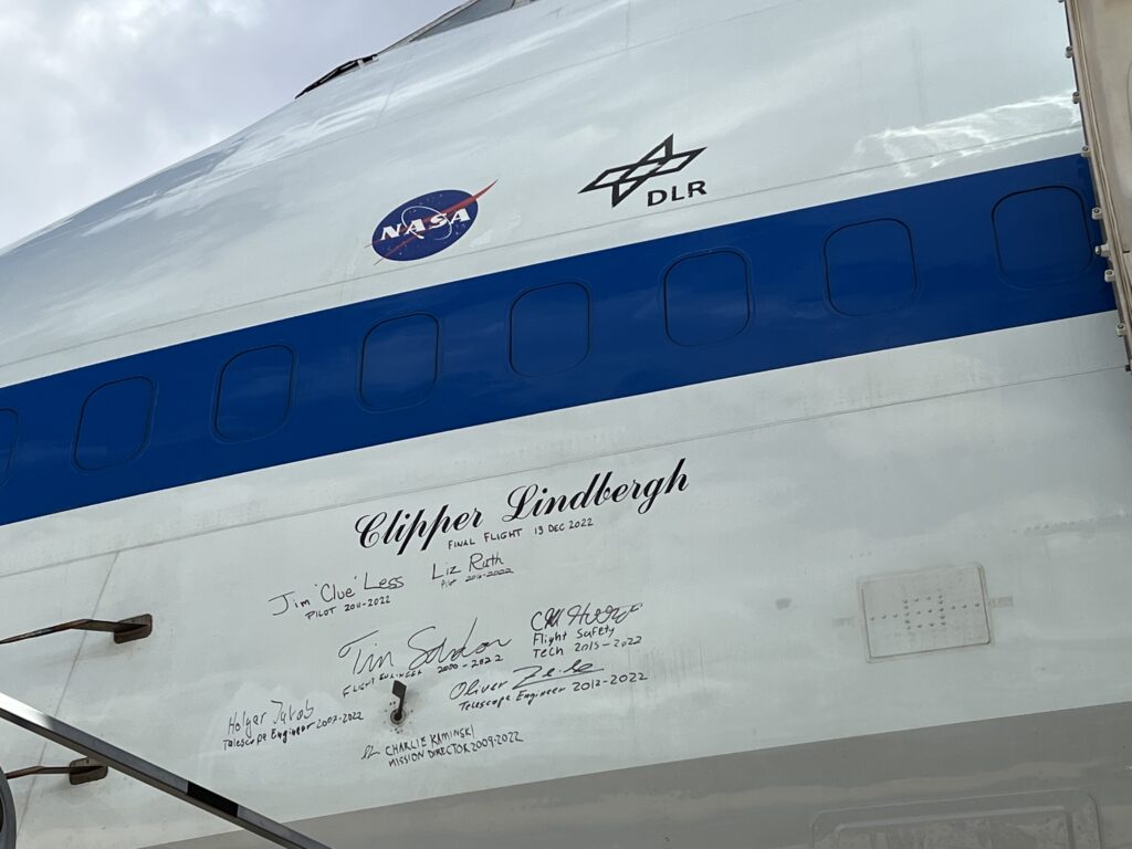 Last Flight for NASA’s SOFIA Boeing 747SP Aerial Observatory 17 3 SOFIA Fuselage Signatures C Kaminski