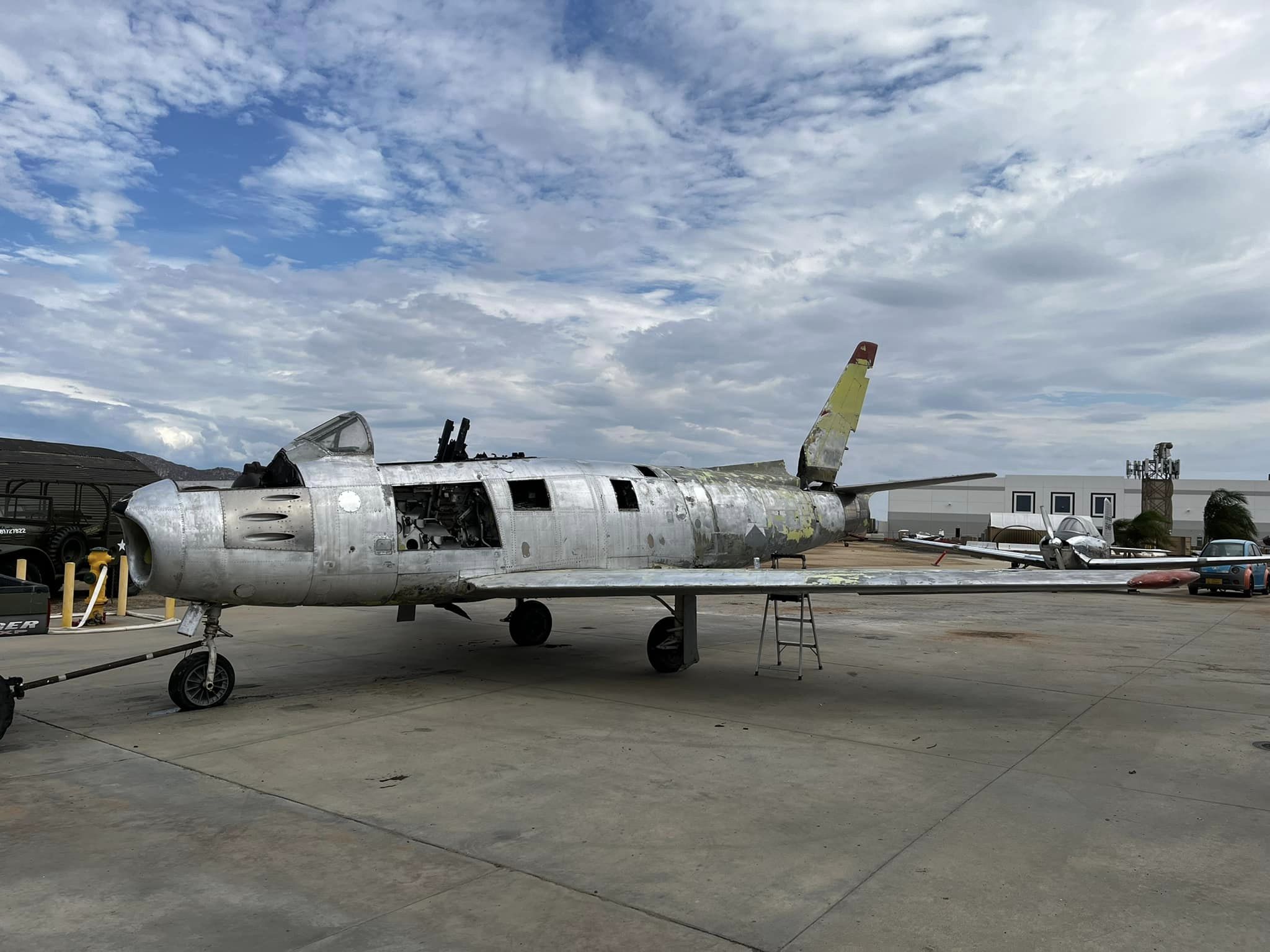 F-86A Sabre Restoration at March Field Air Museum 22 305576436 5581541885222010 188508097376283738 n