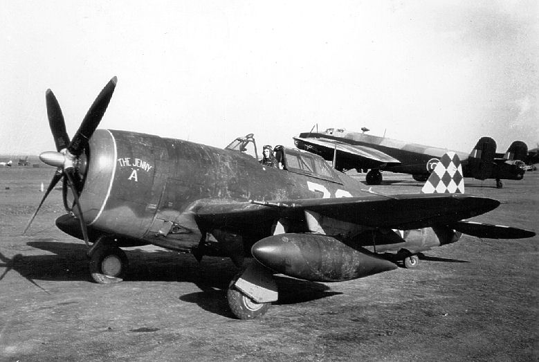 Fly Fast, Hit Hard, Take a Punch: A Brief History of the War-Winning P-47 Thunderbolt 26 325th Fighter Group P 47 at an Allied airfield in Italy