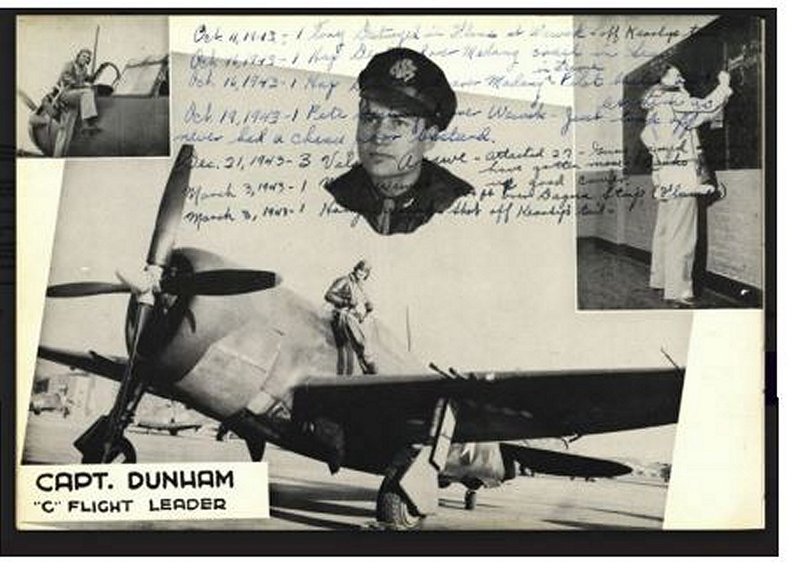 Dakota Territory Air Museum’s P-47 Update – April, 2019 48 34 Dunham classbook page