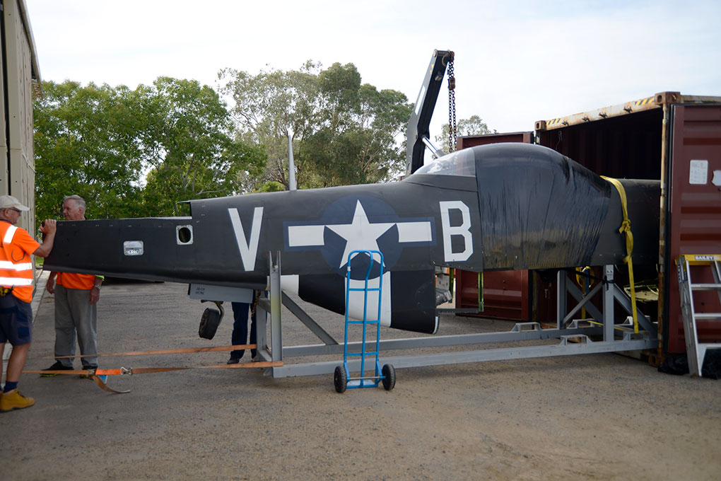 Ex-RAF Museum P-51D Arrives in Australia 10 340660589 211758668145154 6553801066197782609 n