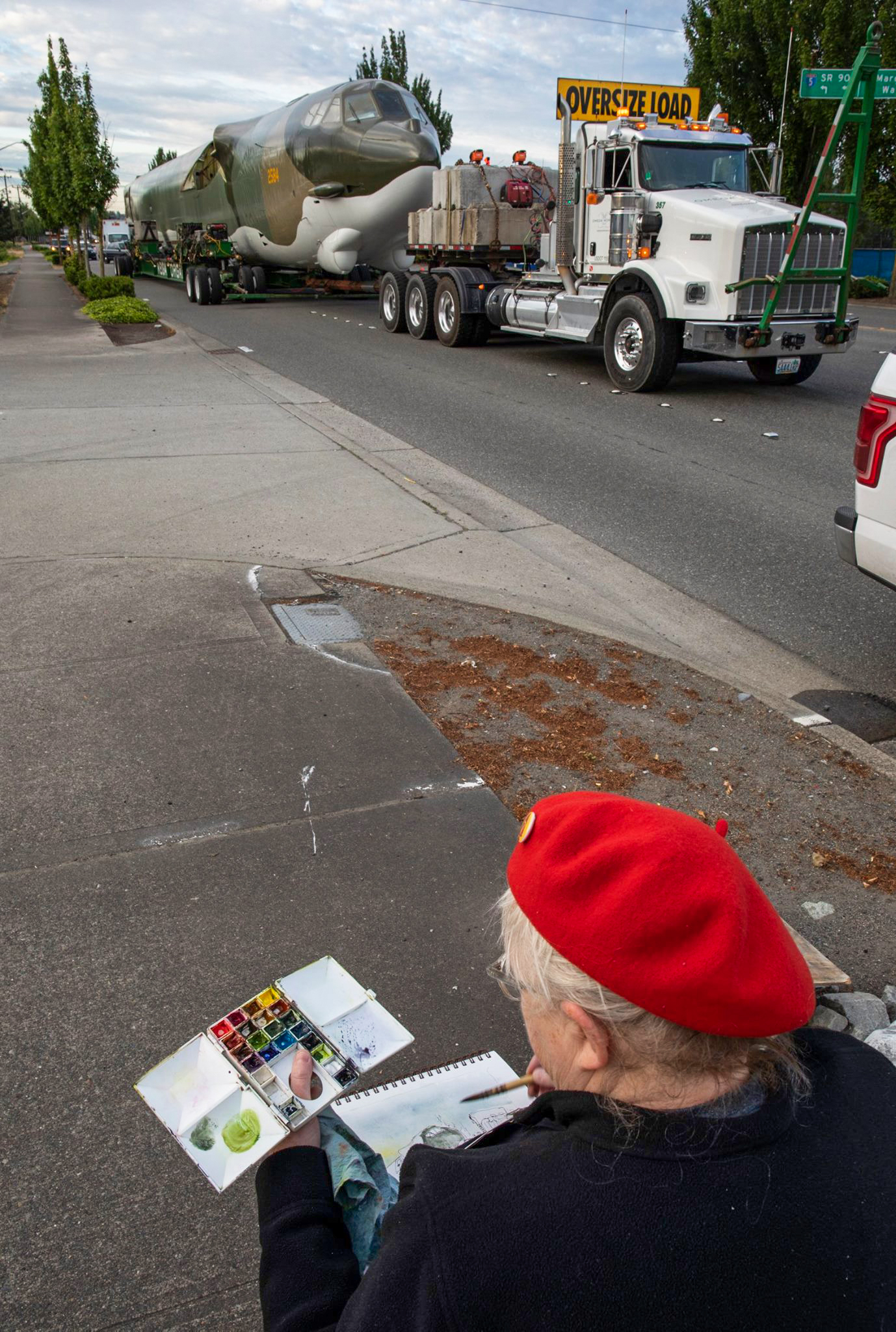 Boeing B-52G Fuselage Arrives at Museum of Flight 13 34192565 10155824070657224 6404263444878458880 o