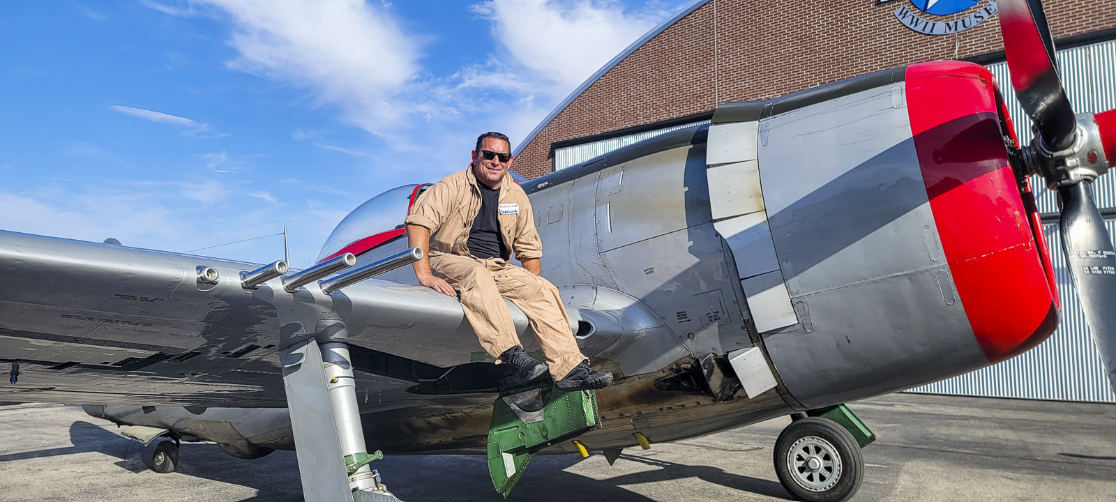 Fagen Fighters: SB2C Helldiver Rollout & P-47 Arrival 19 344318500 646945967445650 7760690987335427989 n