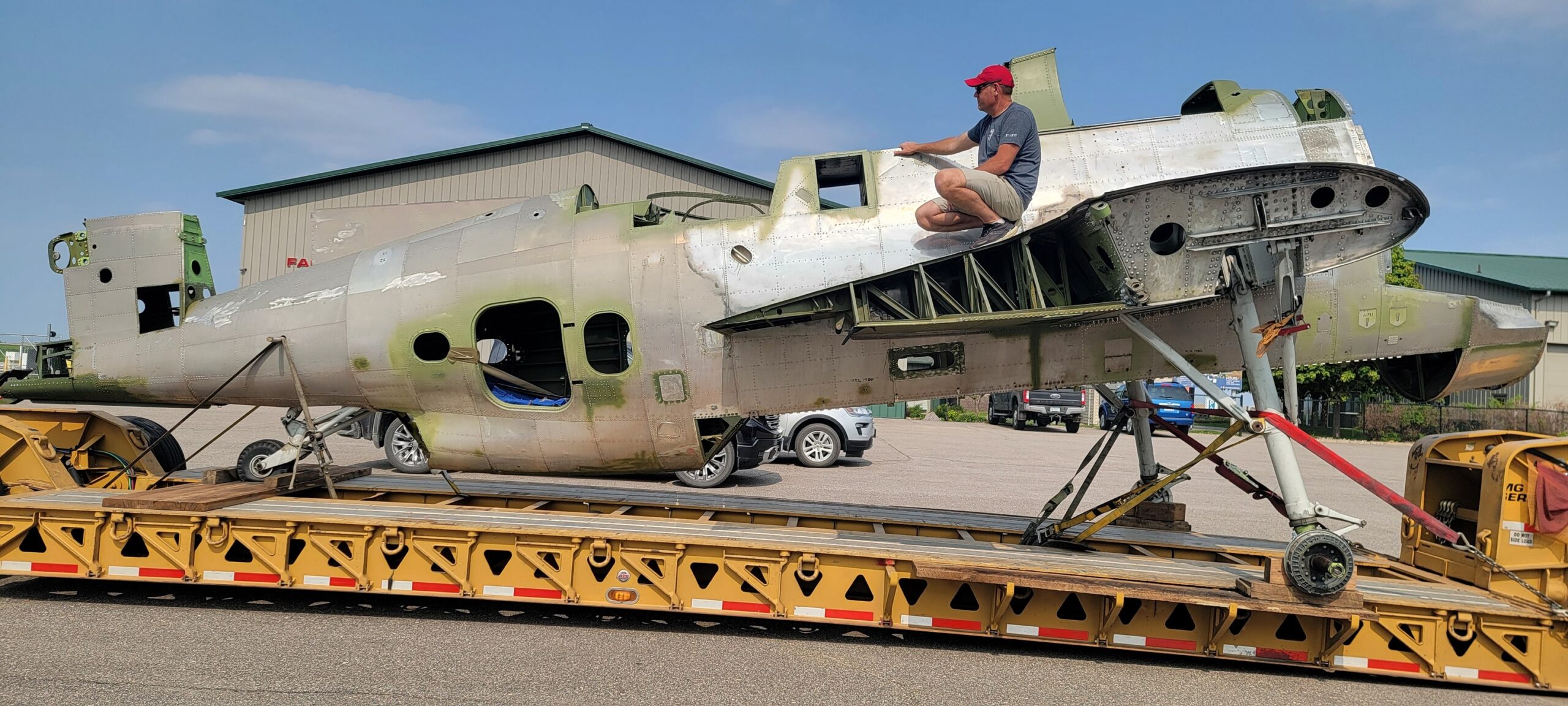 TBM Avenger Project Arrives at Fagen Fighters 10 348715496 255925990350135 8786524833487478045 n scaled