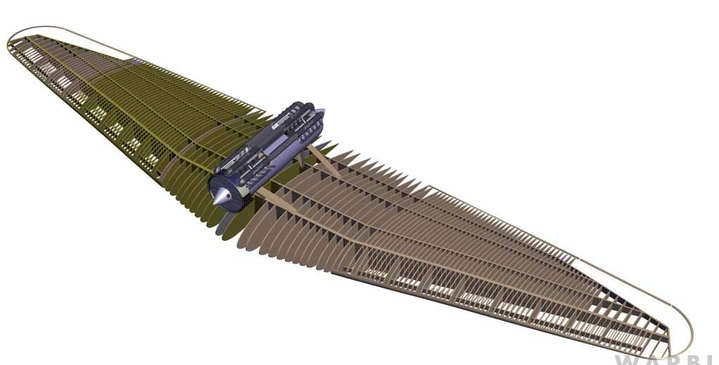 Savoia-Marchetti S.55X Flying Boat – Rebuild Update – Fall 2021 30 3D CAD Wing Engines Cowlings