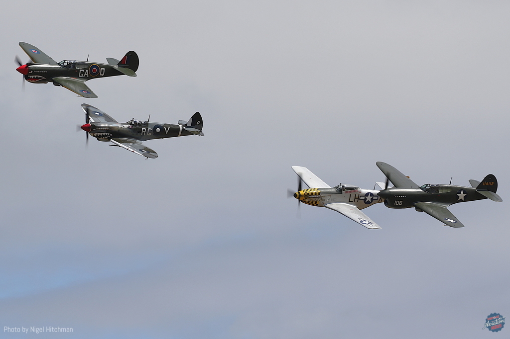 Impressive 'Warbirds Downunder Airshow' Came Back 14 4 fighters NigelH 7D2 8299c