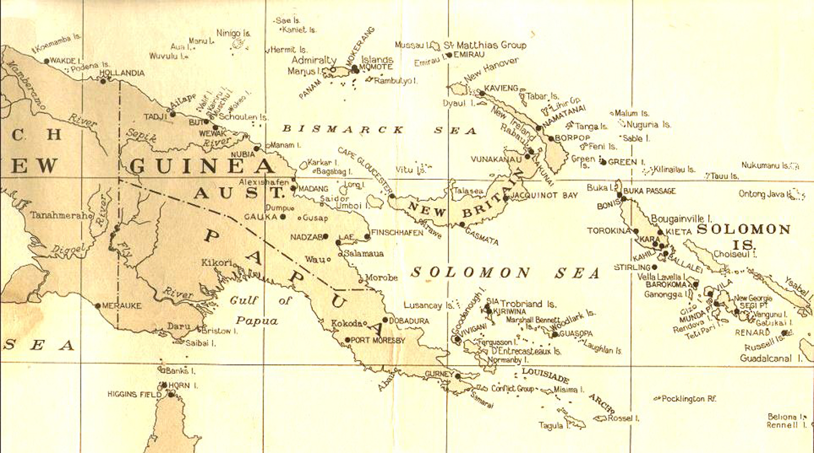 Dakota Territory Air Museum’s P-47 Update – June/July, 2019 49 40 edited PNG airfield map