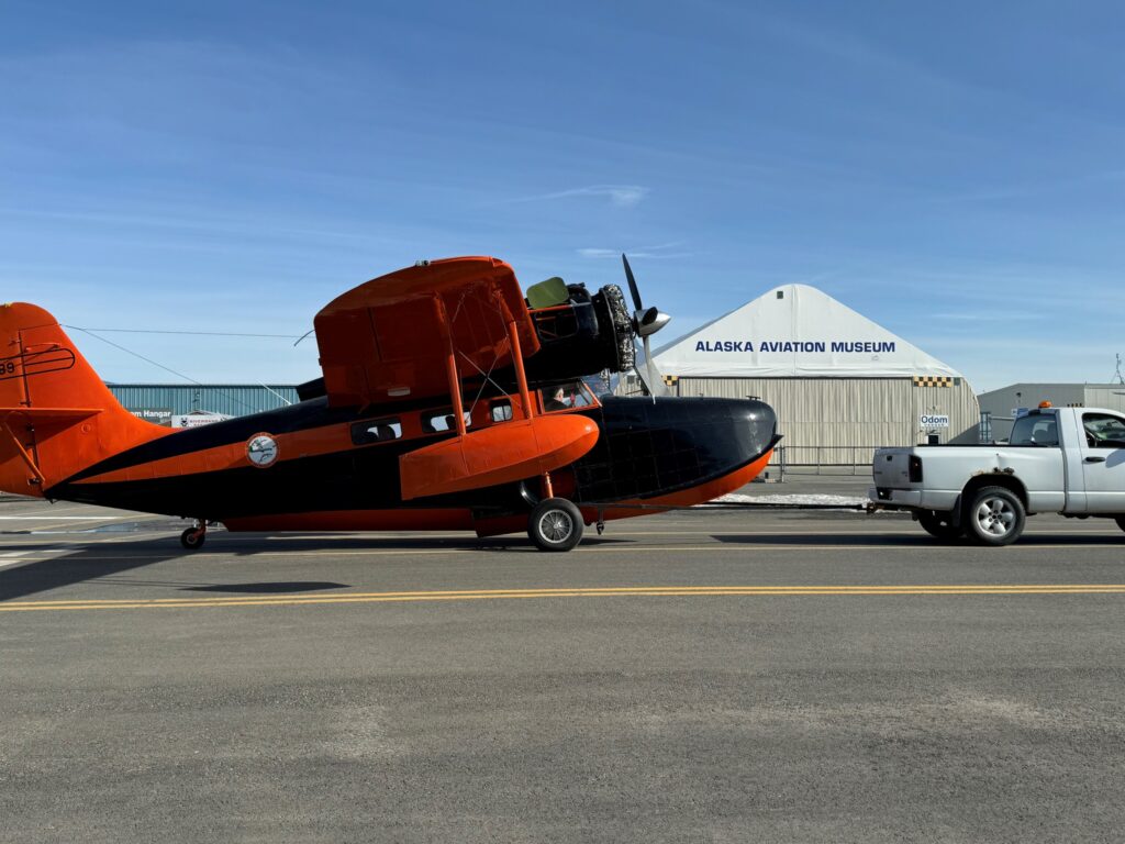 Alaska Aviation Museum’s Goose Flies After Restoration 11 440863885 1022184086577379 3993179382205548350 n