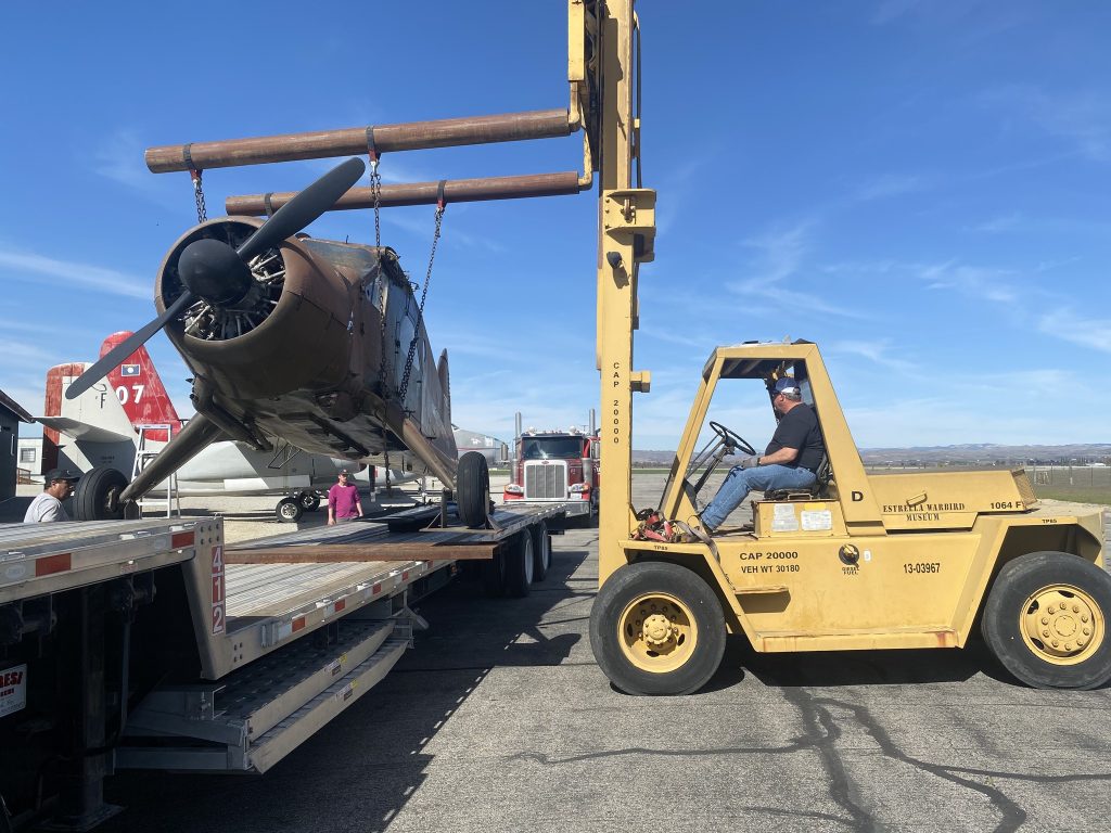 Estrella Warbird Museum Receives Three Aircraft from San Luis Obispo 27 480378401 1036748948484156 5954613227723870085 n