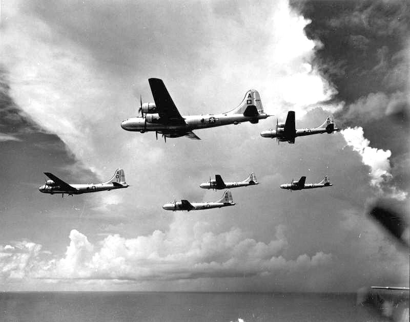 Today in Aviation History: First Combat Mission of the Boeing B-29 Superfortress 12 497th Bomb Group B 29 Formation