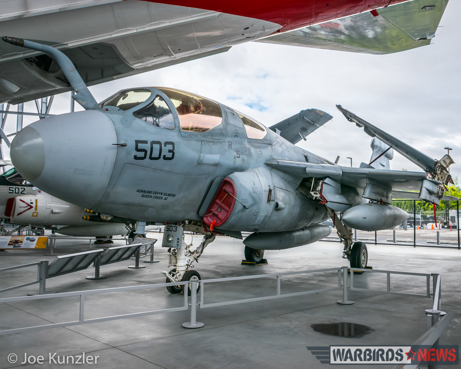 A Look Inside the Museum of Flight's New Aviation Pavilion 22 The Museum of Flight's Prowler. (photo by Joe Kunzler)