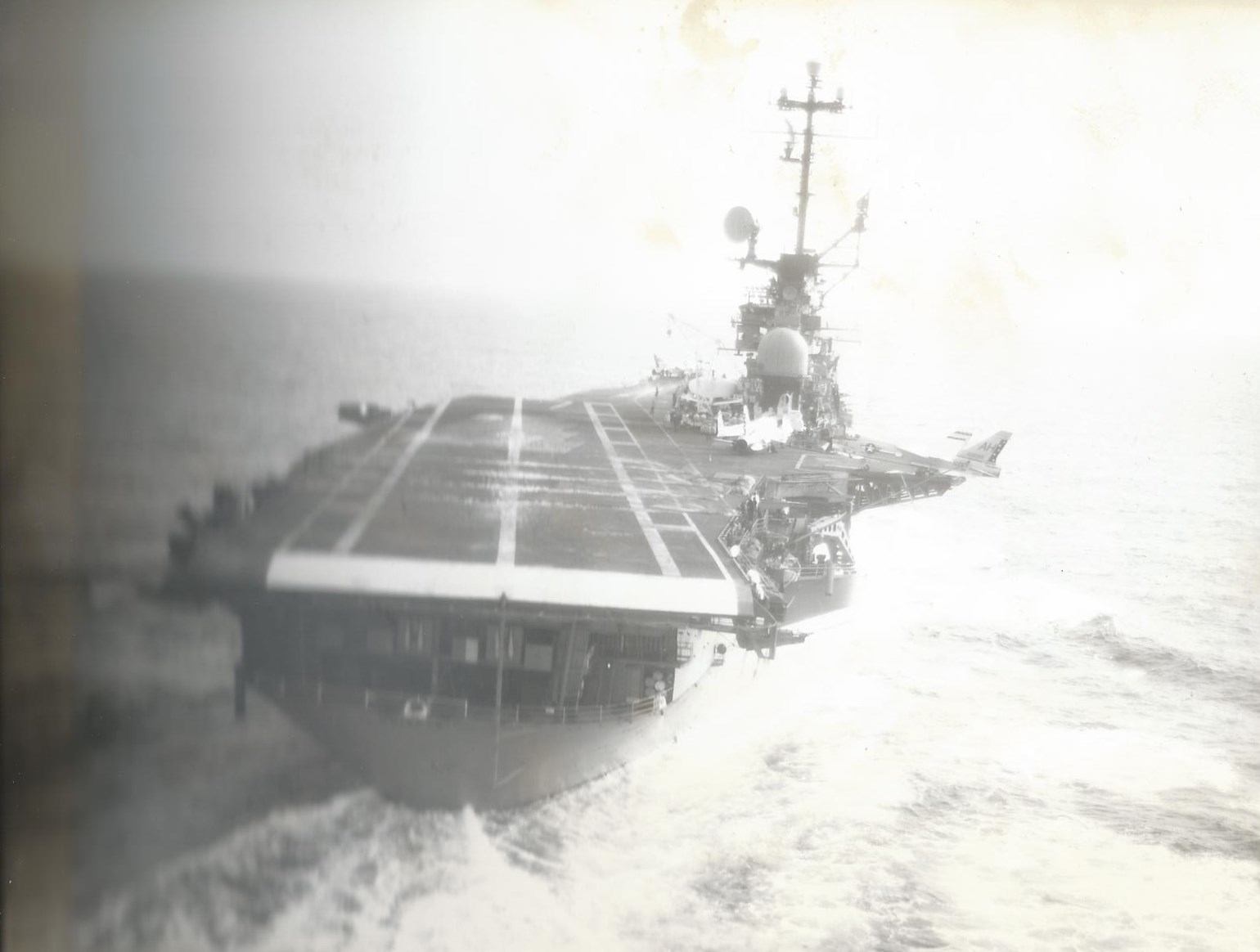 A VETERAN' STORY: A Progeny of Aviators 17 Final approach on the USS Oriskany.