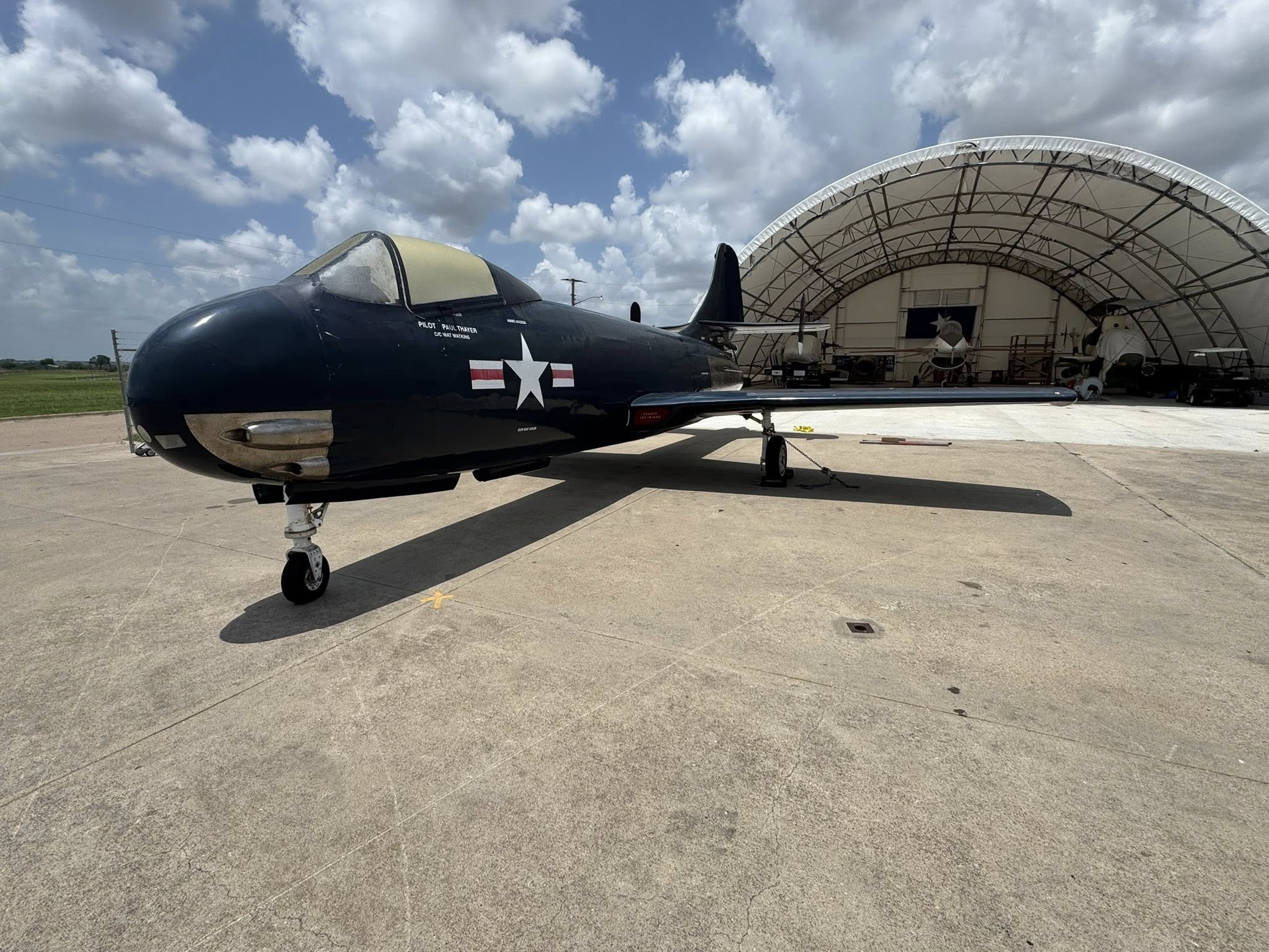 Fort Worth Aviation Museum Receives the Last Vought F6U Pirate 36 505732149 1128688705961709 2004532252022961010 n