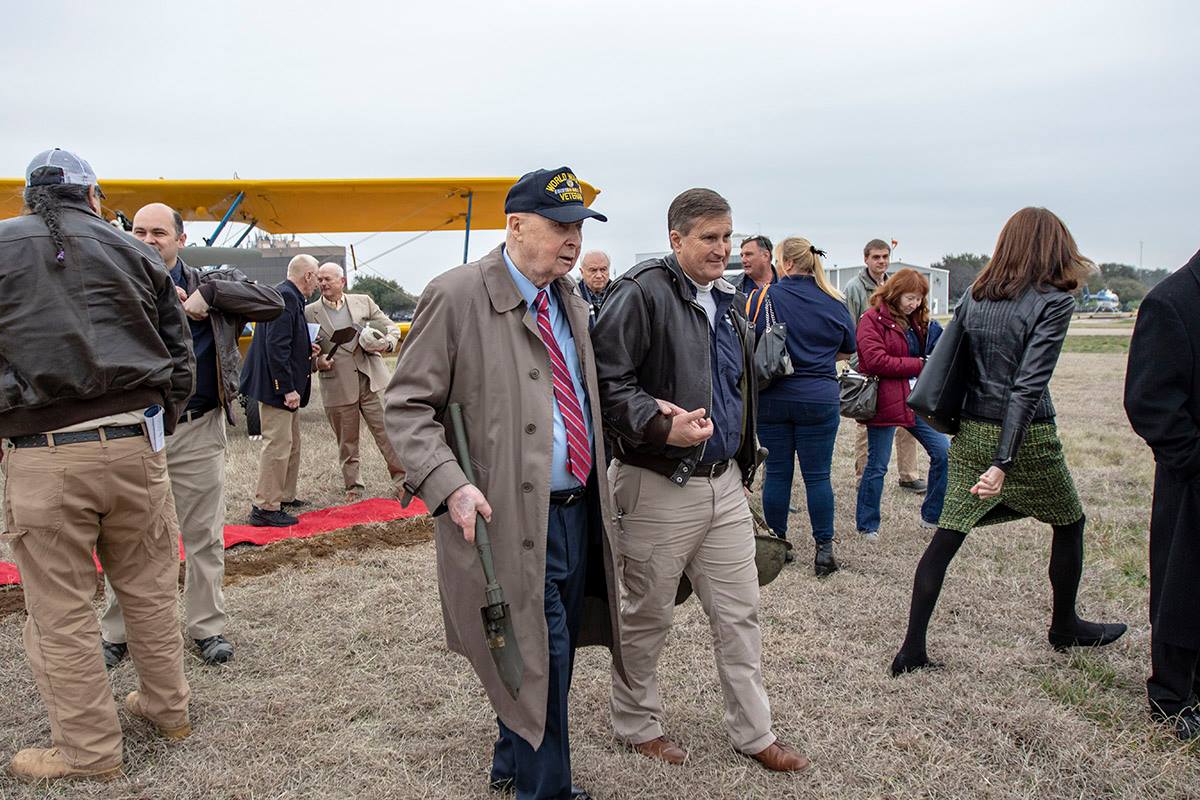 CAF Groundbreaking Ceremony for Henry B. Tippie National Aviation Education Center 10 53563448 10156954244252510 6173320373312946176 o