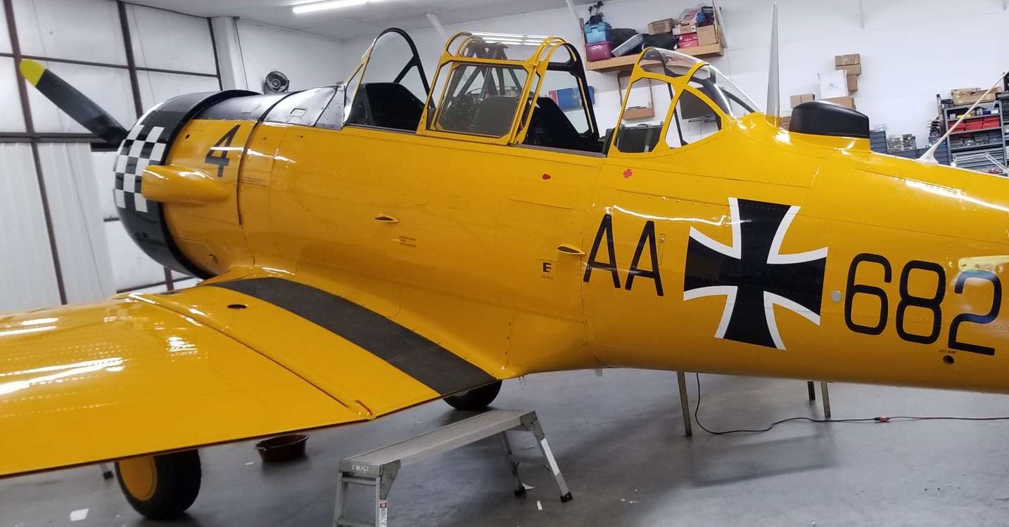 PJ Aviation's Pristine, Fully-Restored, Combat Veteran CCF Harvard Mk.IV 11 542 Hangar 1