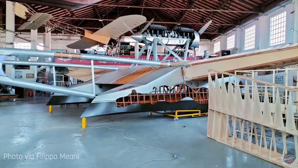 Work Continues On Savoia-Marchetti S.55X Reproduction After Volandia Unveiling 12 55 right wing trailing headge