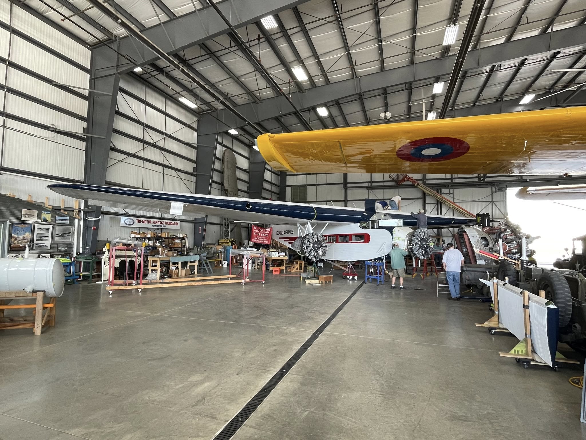 Update on the Liberty Aviation Museum's Ford Tri-Motor Restoration 10 556122733 1422043909926817 7191198092246432133 n