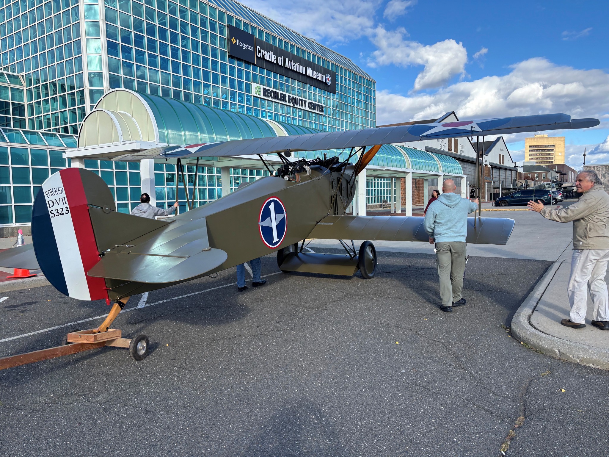 Cradle of Aviation Museum Unveils Fokker D.VII Replica 32 615552367 1313074577526860 11420247790524975 n