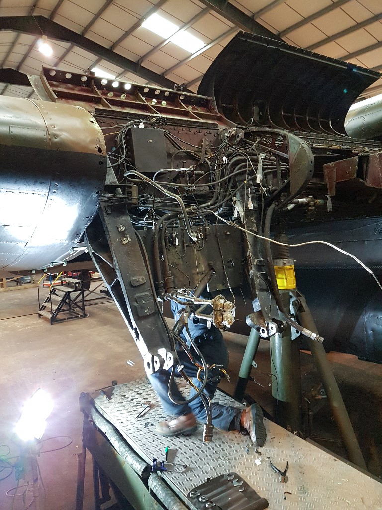 Lancaster NX611 'Just Jane' - November 2017 Restoration Update 15 70818fd0 13c6 4403 8a0b da5632ae38d8