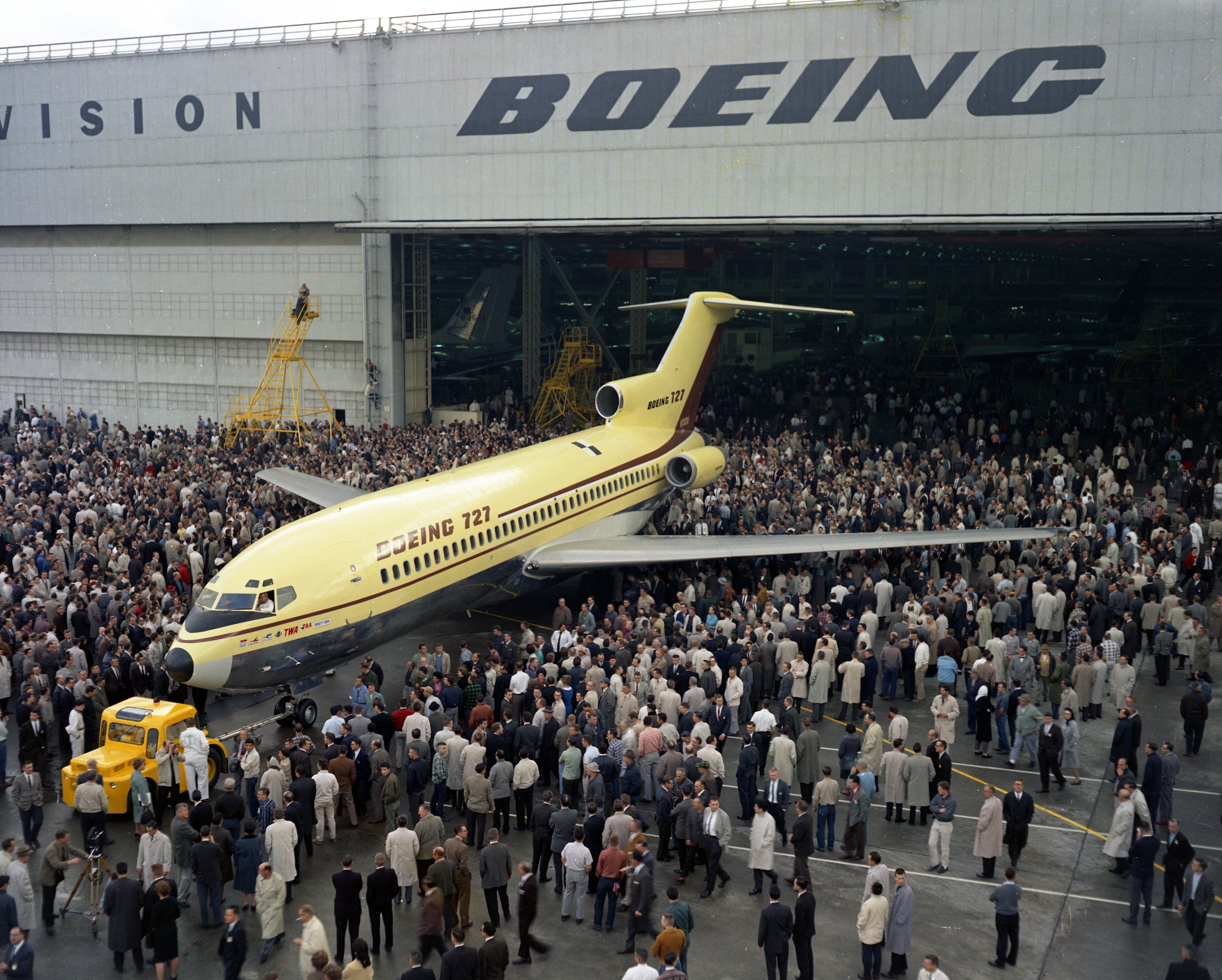 First Boeing 727 Airliner Almost Ready for February Flight 11 Image via Boeing