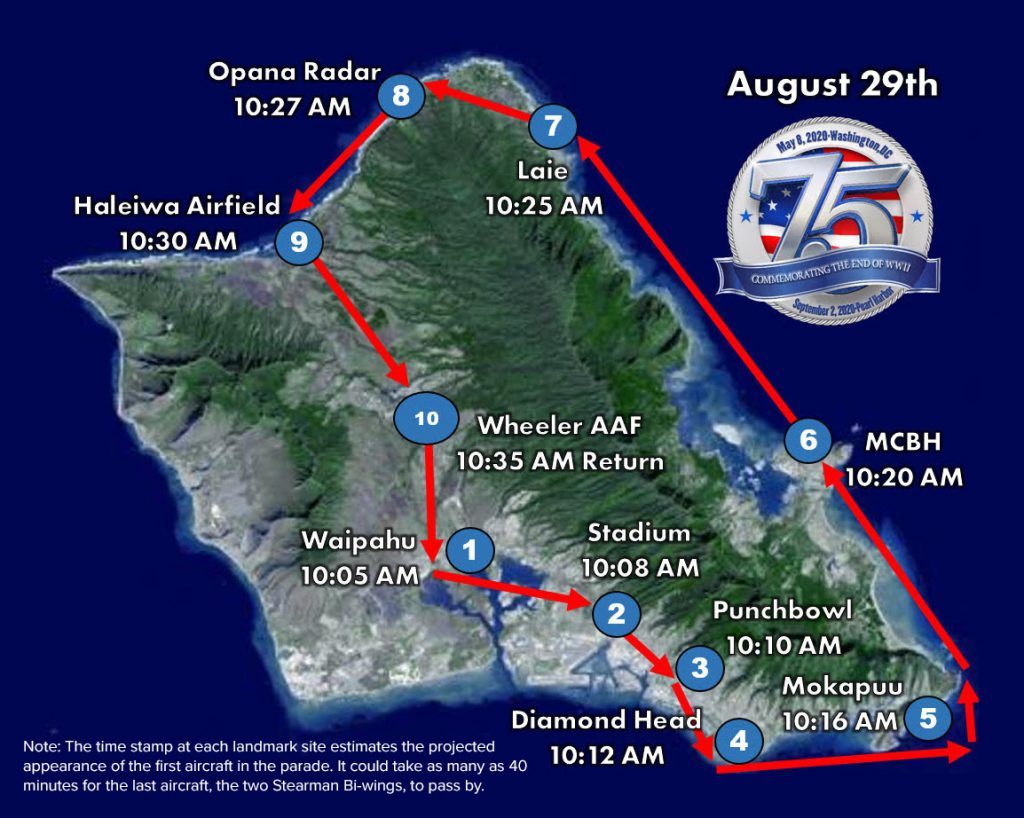 75th WWII Commemoration Warbird Flight Details 10 75th WWII Commemoration Warbird Flight Details August 29