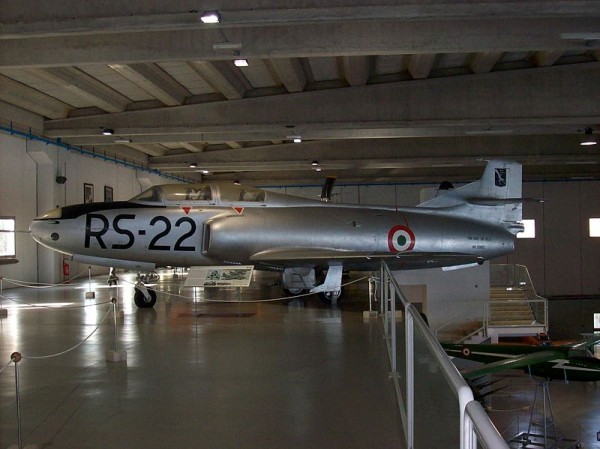 Today In Aviation: Maiden Flight Of Italy's First Jet 10 The model on display At the Italian Air Force Musuem (MM 53882 ) is one of three G.80 -3 series built. Tested by the Flight Test Unit in Pratica Di Mare, after its retirement it was exhibited at the Palazzo Vela in Turin and then transferred to Museum at Vigna di Valle .