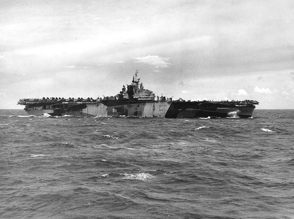 Greatest Aircraft Carriers of All Time 12 965px USS Franklin CV 13 underway at sea on 1 August 1944 80 G 367248
