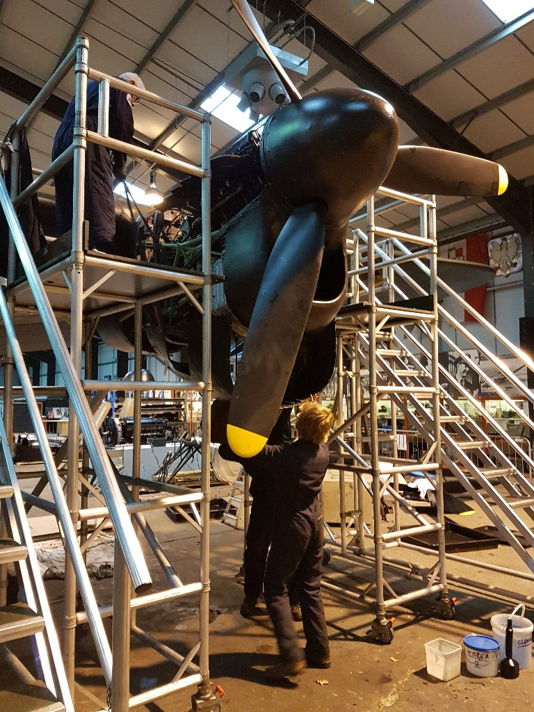 Lancaster NX611 'Just Jane' - November 2017 Restoration Update 13 993e1686 0cec 4afd 98db b10cc95b5309