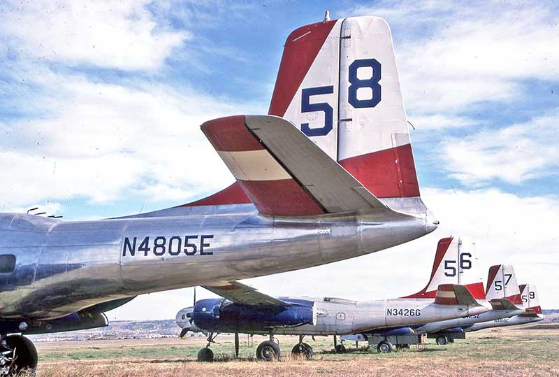 Douglas A-26 Invader from the Movie "Always" Joins the Museum of Mountain Flying 11 A 26 N4805E Billings MT 10.91 Lynch Air Tankers line KKK copy