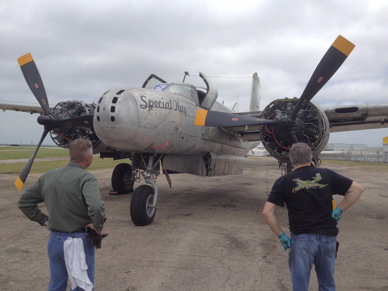 Engine Test for B-26K Counter Invader "Special Kay" on Saturday! 11 A-26A "Special Kay"