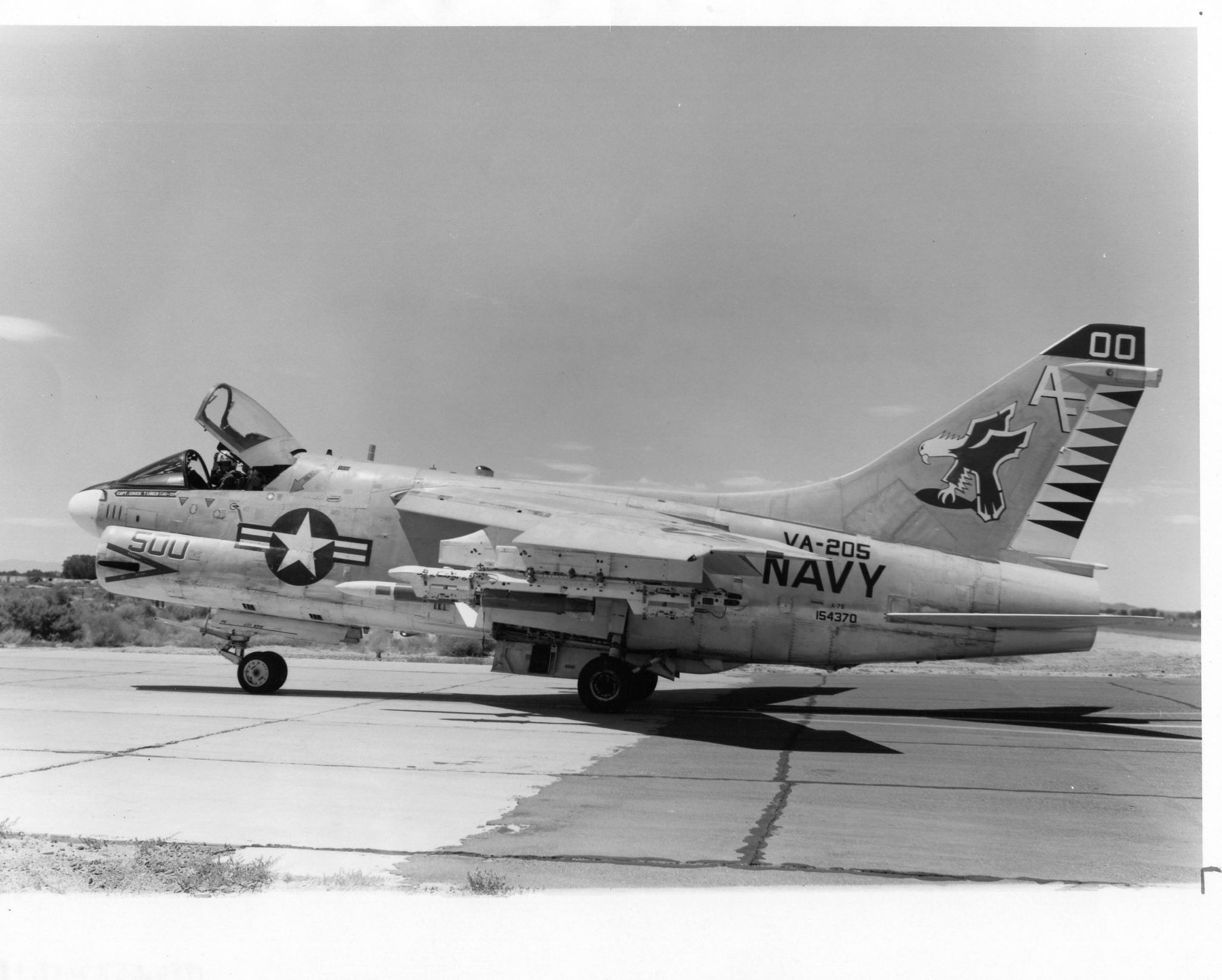 USS Midway Museum A-7B Corsair II Returns from Restoration 10 A 7 Corsair VA 205 n