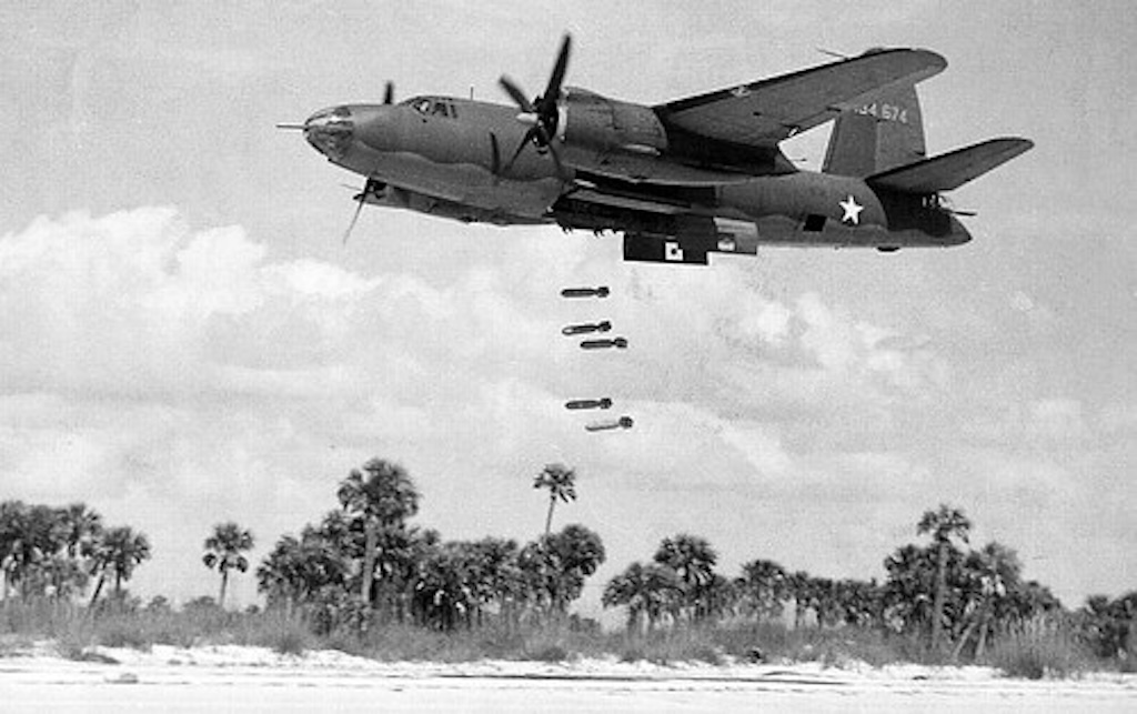 The B-26 Marauder: From Widow-Maker to Master of Medium Bombing 21 A B 26 Marauder demonstrating low level bomb release in 1943 1