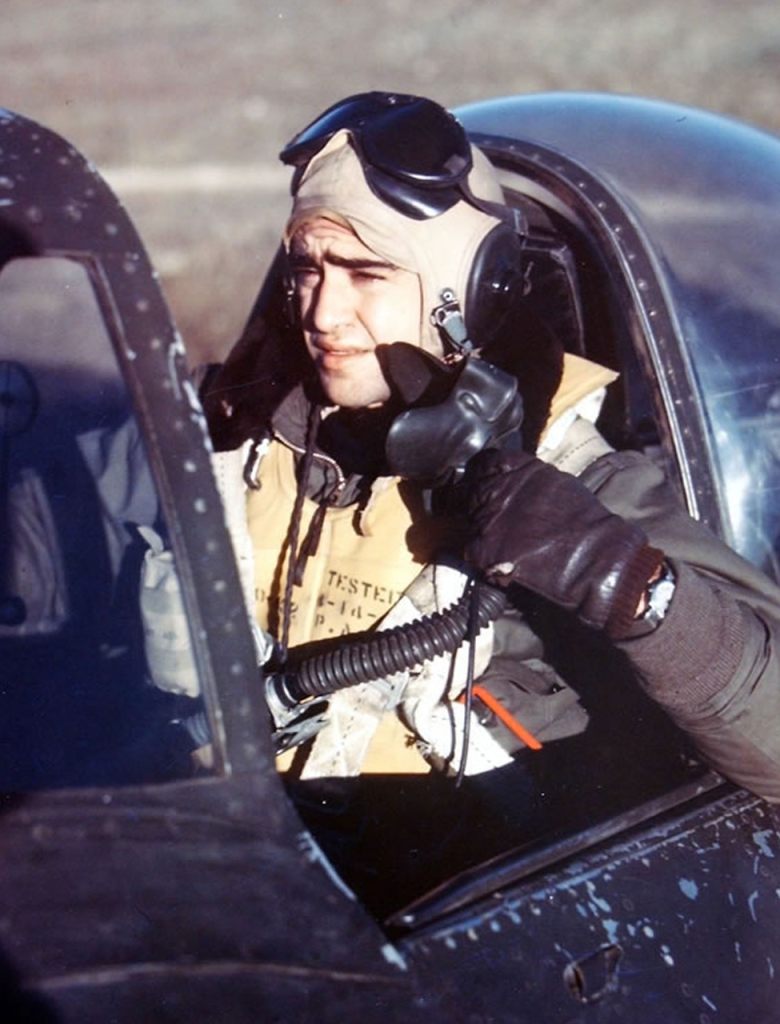 Collector Corner: A Guide to WWII USAAF Flying Helmets 13 A Brazilian fighter pilot flying for the Allies in Italy wears a US issued AN H 15 flying helmet with Type B 8 goggles