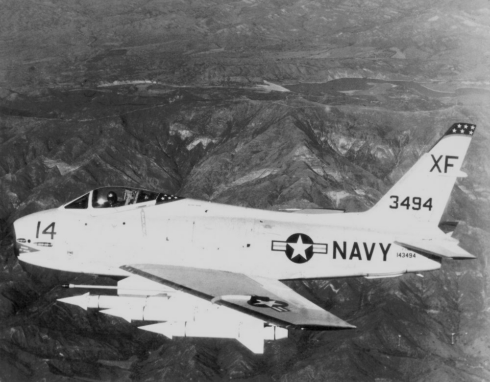 Today In Aviation History: October 28th First Flight of the North American FJ-4 Fury 12 A U.S. Navy North American FJ 4B Fury wikimedia