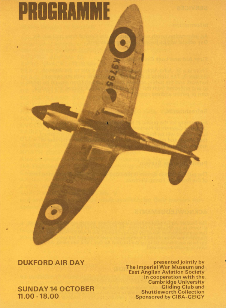 IWM Duxford – Fifty Not Out 35 A copy of the programme for the very first IWM Duxford Airshow