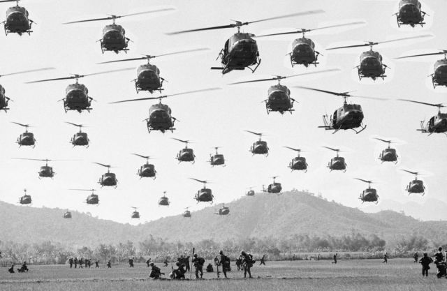 A VETERAN’S STORY: The Story of One Huey 10 A flock of Hueys