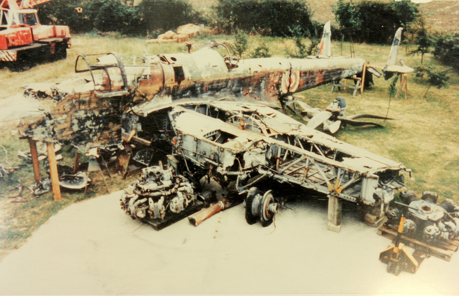 75 Years On – The Story Behind Hampden P1344’s Final Flight 11 P1344 as she looked when laid out by Jeet Mahal for inspection by the RAF Museum in 1992. (photo by Peter R Arnold via RAF Museum)