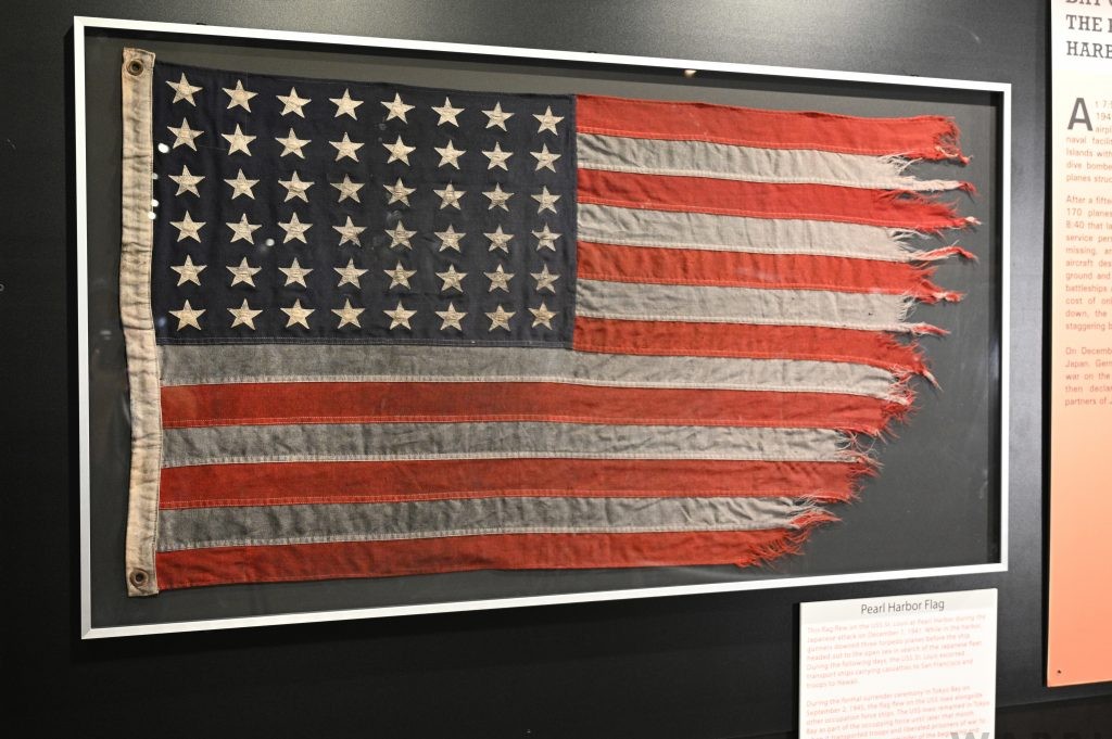 National Museum USAF to Host Pearl Harbor Remembrance 10 A portion of the Pearl Harbor exhibit on display in the WWII Gallery at the National Museum of the U.S. Air Force. U.S. Air Force photo by Ken LaRock