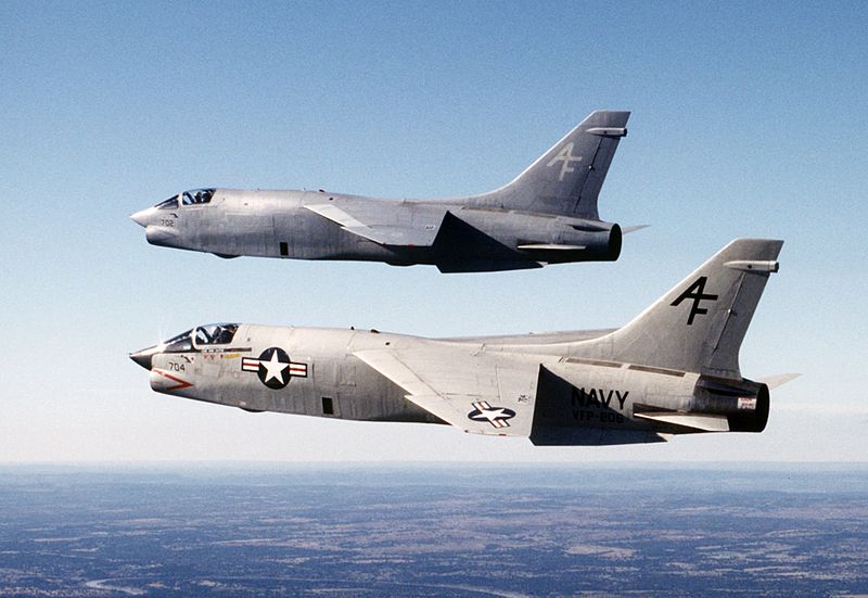 Bringing 'The Last of the Gunfighters' Home: Vietnam War Flight Museum's Mission to Preserve the Final F-8 Crusader 12 A section of VFP 206 RF 8G Crusaders in late 1986 when they were last F 8s in U.S. Naval service