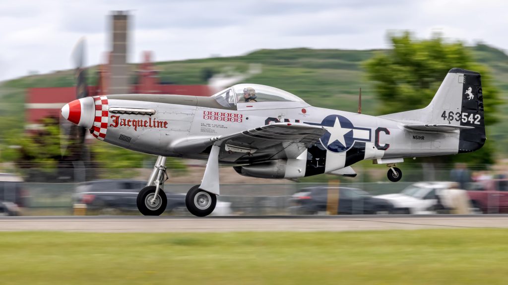Legends of Airpower Joins Jones Beach Air Show Commemorating the End of World War II 10 AAMs North American P 51D Mustang Jacqueline