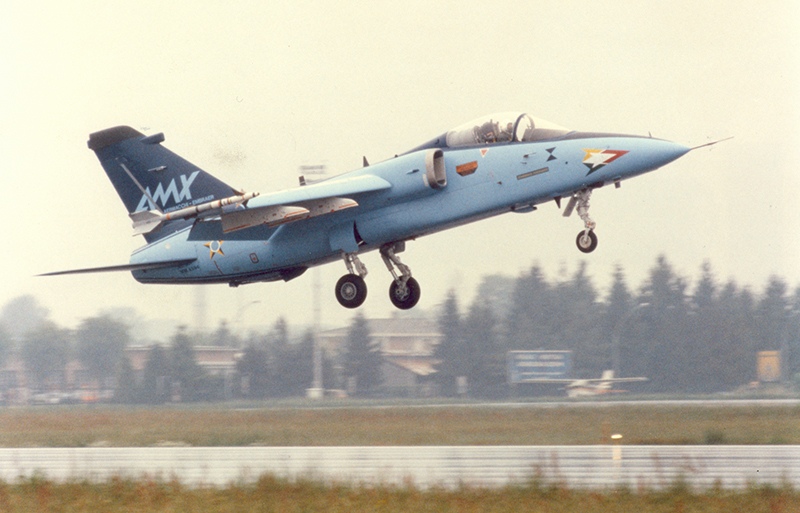 Today in Aviation History: First Flight of the AMX International AMX 11 AMX Aeritalia Macchi Experimental recently called A 11B Ghibli Prototype