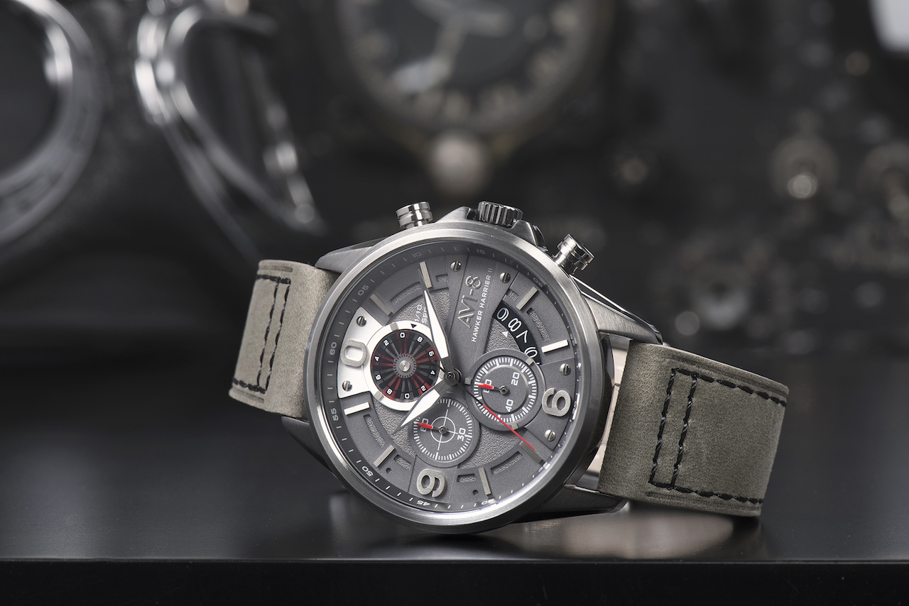 Introducing the Hawker Harrier II Turbine Timepiece 10 AV-4051-03-MS01